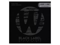 Набір струн WARWICK 41401 Black Label, Nickel-Plated, Medium 6-String (25-135)